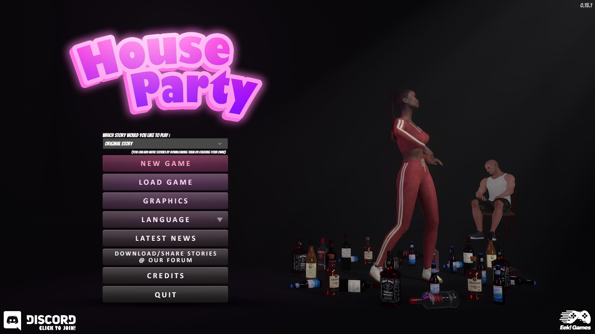 家庭派对House Party v0.15.1中文版+攻略+控制台 3D互动-V次元